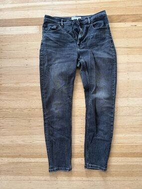 Everlane Black Washed Skinny Jeans